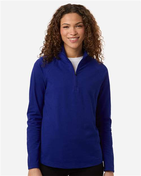 Joe's USA Women's Seaton Pebble Textured Quarter-Zip Pullover