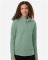 Joe's USA Women's Seaton Pebble Textured Quarter-Zip Pullover