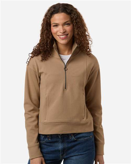 North End Women's Mantra Half-Zip Ottoman Pullover - North End NE220W