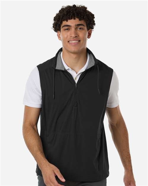North End Men's Network Lightweight Quarter-Zip Vest - North End NE76