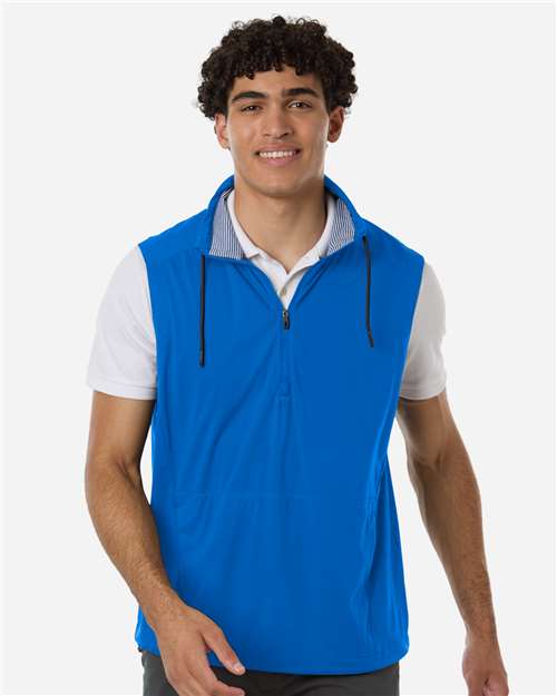 North End Men's Network Lightweight Quarter-Zip Vest - North End NE76