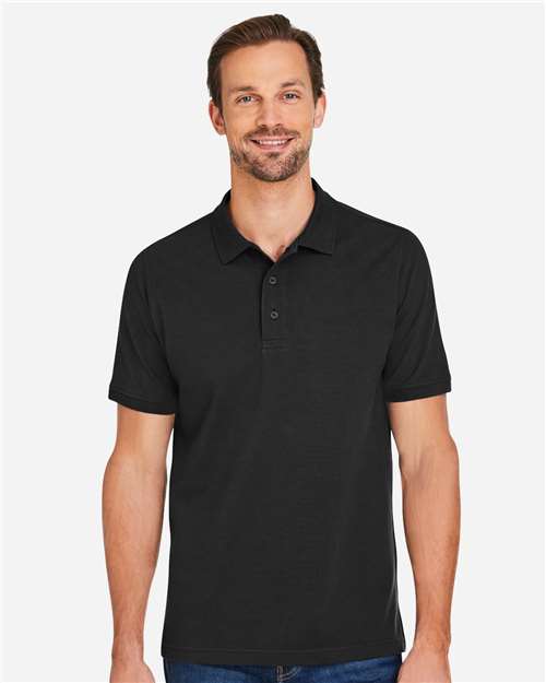 Harriton Men's Valiant Cotton Snag Protect Polo - Harriton M205T