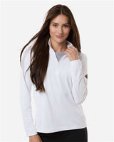 Adidas A400 Women's Lightweight Quarter-Zip Pullover Designed For Active Lifestyles