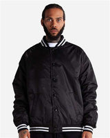 Shaka Wear Unisex Collared Varsity Jacket - Shaka Wear CVBJ