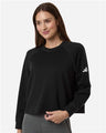 Adidas Women's Beyond Side-Snap Crewneck Sweatshirt - Adidas A1014