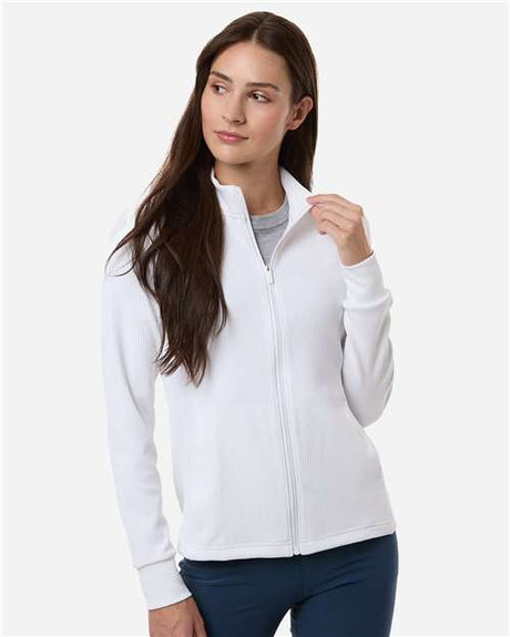 Adidas Women's Performance Textured Full-Zip Jacket - Adidas A1015