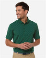Adidas A2028 Ultimate365 Micro Print Polo Official Teamwear Edition Premium Everyday Sport