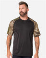 RealTree RT2103 Unisex Realtree® Performance Colorblock T-Shirt Wholesale