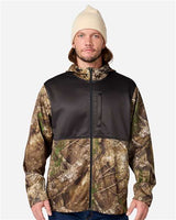 Joe's USA Unisex Realtree® Performance Colorblocked Full-Zip Hooded Sweatshirt