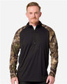 RealTree RT5703 Unisex Realtree® Performance Colorblocked Quarter-Zip Pullover Wholesale