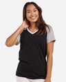 Boxercraft Women's Colorblocked V-Neck T-Shirt - Boxercraft BW2204