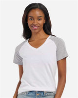 Boxercraft Women's Colorblocked V-Neck T-Shirt - Boxercraft BW2204