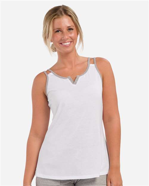 Boxercraft Women's Split Shoulder Tank Top - Boxercraft BW2506