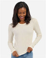 Boxercraft Women's Waffle Knit Baby Long Sleeve T-Shirt - Boxercraft BW3103