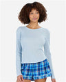 Boxercraft Women's Waffle Knit Baby Long Sleeve T-Shirt - Boxercraft BW3103