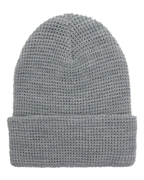 YP Classics Waffle Cuffed Knit Beanie - Yupoong 2501K