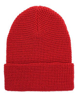 YP Classics Waffle Cuffed Knit Beanie - Yupoong 2501K