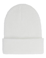 YP Classics Waffle Cuffed Knit Beanie - Yupoong 2501K