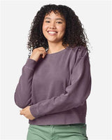 Comfort Colors 1566L Women's Garment-Dyed Mid-Length Crewneck Sweatshirt