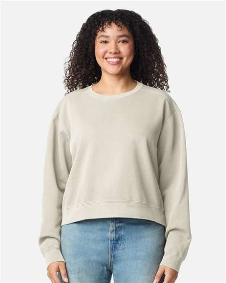 Comfort Colors Women's Garment-Dyed Mid-Length Crewneck Sweatshirt - Comfort Colors 1566L
