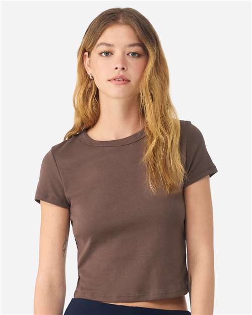 Bella + Canvas 1010 Women's Micro Rib Baby Tee
