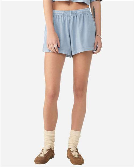 BELLA + CANVAS Women's Garment-Dyed Shorts - BELLA + CANVAS 6824GD