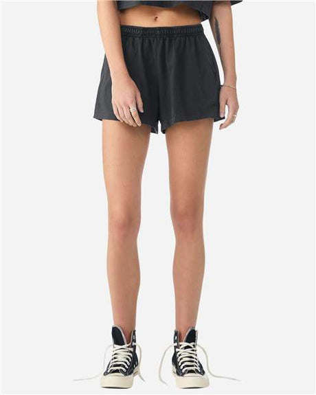 BELLA + CANVAS Women's Garment-Dyed Shorts - BELLA + CANVAS 6824GD