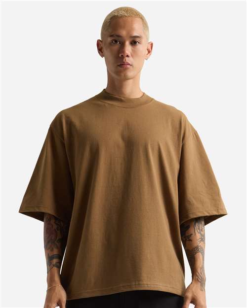Shaka Wear Unisex Max Heavyweight Oversized Long Sleeve T-Shirt - Shaka Wear SHMOL