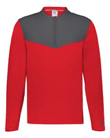 Russell Athletic Unisex Sideline Grid Fleece Quarter-Zip Pullover - Russell Athletic R03GKM