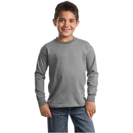 Joe's USA Youth Long Sleeve 100% Cotton T-Shirts