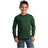 Joe's USA Youth Long Sleeve 100% Cotton T-Shirts Joe's USA X-Small (2-4) Dark Green