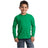 Joe's USA Youth Long Sleeve 100% Cotton T-Shirts Joe's USA X-Small (2-4) Kelly