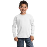 Joe's USA Youth Long Sleeve 100% Cotton T-Shirts