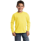Joe's USA Youth Long Sleeve 100% Cotton T-Shirts Joe's USA X-Small (2-4) Yellow