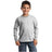Youth Long Sleeve 100% Cotton T-Shirts Joe's USA X-Small (2-4) Ash