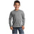 Youth Long Sleeve 100% Cotton T-Shirts Joe's USA X-Small (2-4) Athletic Heather