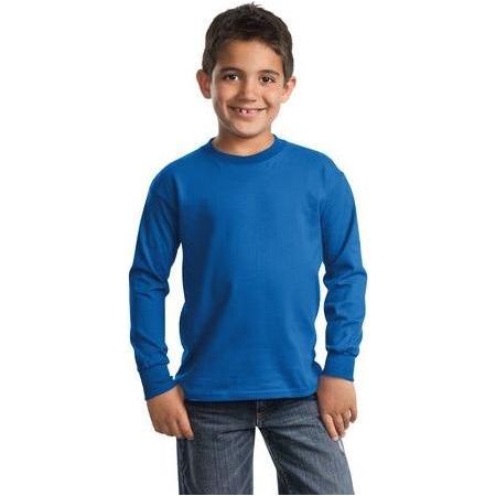 Youth Long Sleeve 100% Cotton T-Shirts
