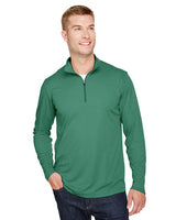Team 365 Men's Zone Sonic Heather Performance Quarter-Zip Pullover - Team 365 TT31H