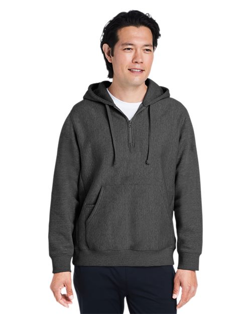 Team 365 Unisex Zone HydroSport™ Heavyweight Quarter-Zip Hooded Sweatshirt - Team 365 TT97