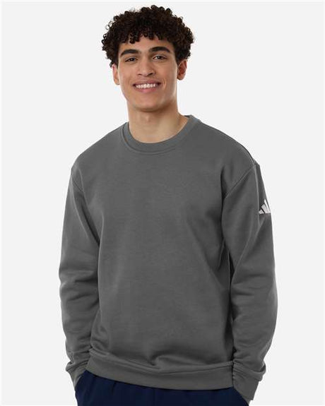 Adidas Men's Fleece Crewneck Sweatshirt - Adidas AT200