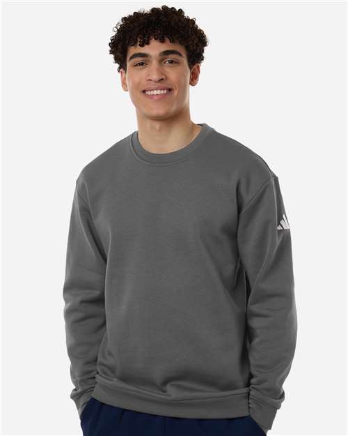 Adidas Men's Fleece Crewneck Sweatshirt - Adidas AT200
