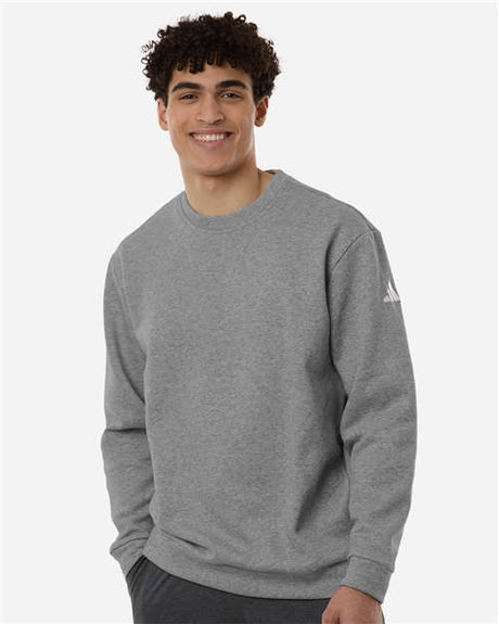 Adidas Men's Fleece Crewneck Sweatshirt - Adidas AT200