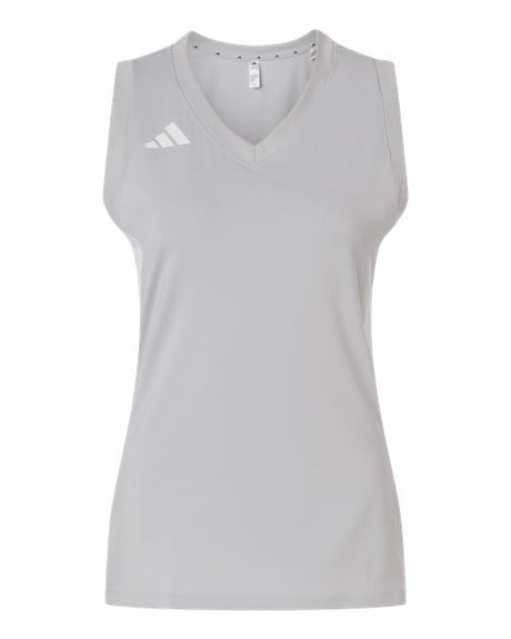 Adidas AT120 Women's Quickset V-Neck Sleeveless Jersey Official Team Wear Merchandise