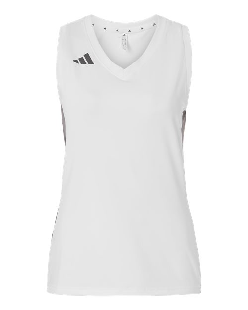 Adidas AT120 Women's Quickset V-Neck Sleeveless Jersey Official Team Wear Merchandise