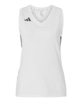 Adidas AT120 Women's Quickset V-Neck Sleeveless Jersey Official Team Wear Merchandise