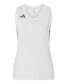 Adidas AT120 Women's Quickset V-Neck Sleeveless Jersey Official Team Wear Merchandise