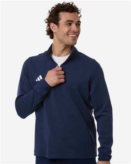 Adidas Men's 3-Stripes Quarter-Zip Pullover - Adidas AT400