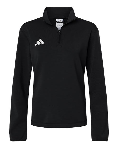 Adidas Women's 3-Stripes Quarter-Zip Pullover - Adidas AT401