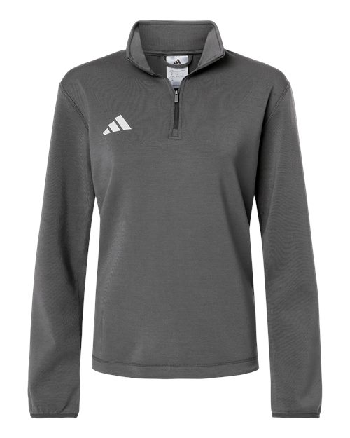Adidas Women's 3-Stripes Quarter-Zip Pullover - Adidas AT401