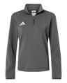 Adidas Women's 3-Stripes Quarter-Zip Pullover - Adidas AT401